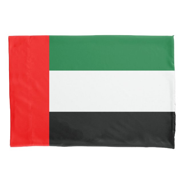 Funda De Cojín Bandera de los Emiratos Árabes Unidos (EAU) (Anverso-izquierdo)