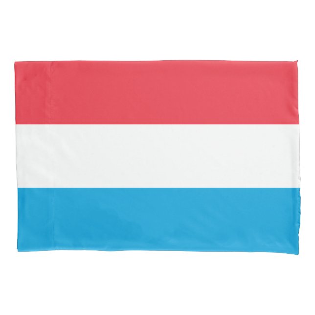 Funda De Cojín Bandera de Luxemburgo (Anverso)