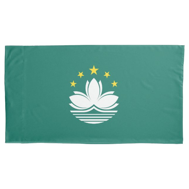 Funda De Cojín Bandera de Macao (Anverso)
