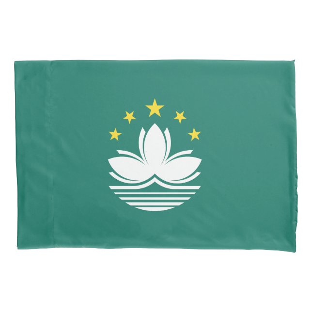 Funda De Cojín Bandera de Macao (Anverso)