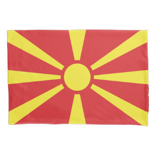 Funda De Cojín Bandera de Macedonia del Norte