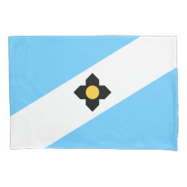 Funda De Cojín Bandera de Madison (Wisconsin)