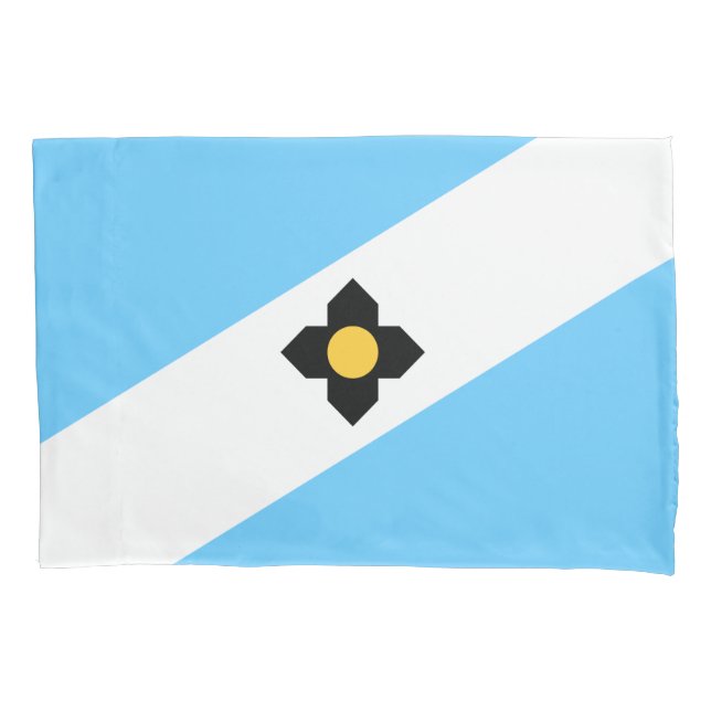 Funda De Cojín Bandera de Madison (Wisconsin) (Anverso-izquierdo)
