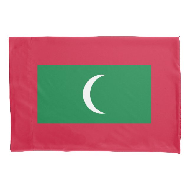 Funda De Cojín Bandera de Maldivas (Anverso)