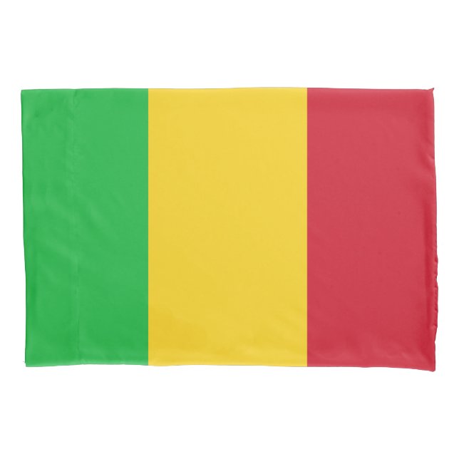 Funda De Cojín Bandera de Mali (Anverso)