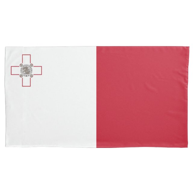 Funda De Cojín Bandera de Malta (Anverso)