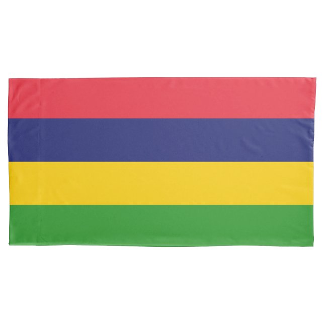 Funda De Cojín Bandera de Mauricio (Anverso)