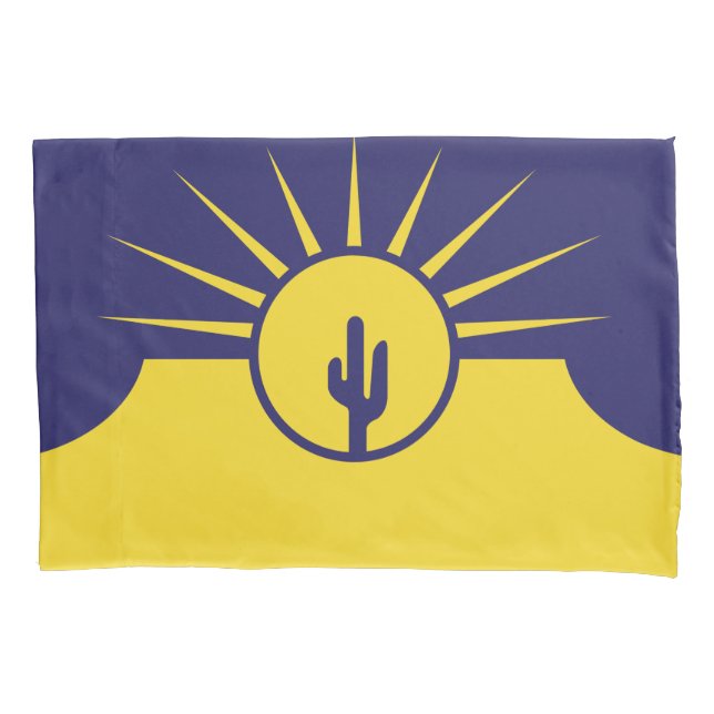 Funda De Cojín Bandera de Mesa (Arizona, Estados Unidos) (Anverso-izquierdo)