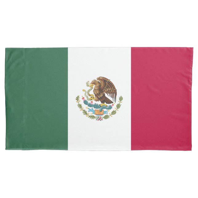 Funda De Cojín Bandera de México (Anverso)