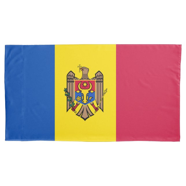 Funda De Cojín Bandera de Moldavia (Anverso)