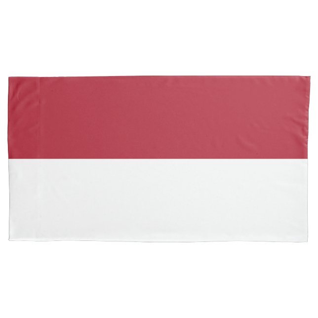 Funda De Cojín Bandera de Mónaco (Anverso)