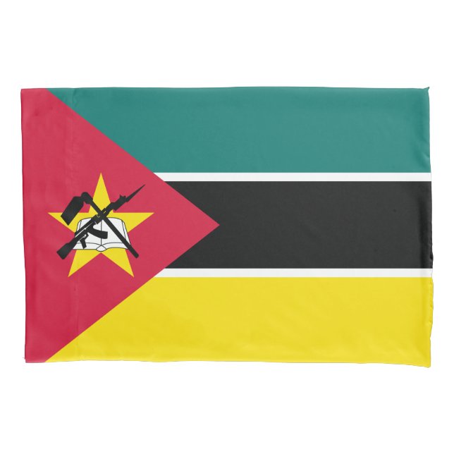Funda De Cojín Bandera de Mozambique (Anverso)