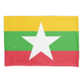 Funda De Cojín Bandera de Myanmar (Birmania)