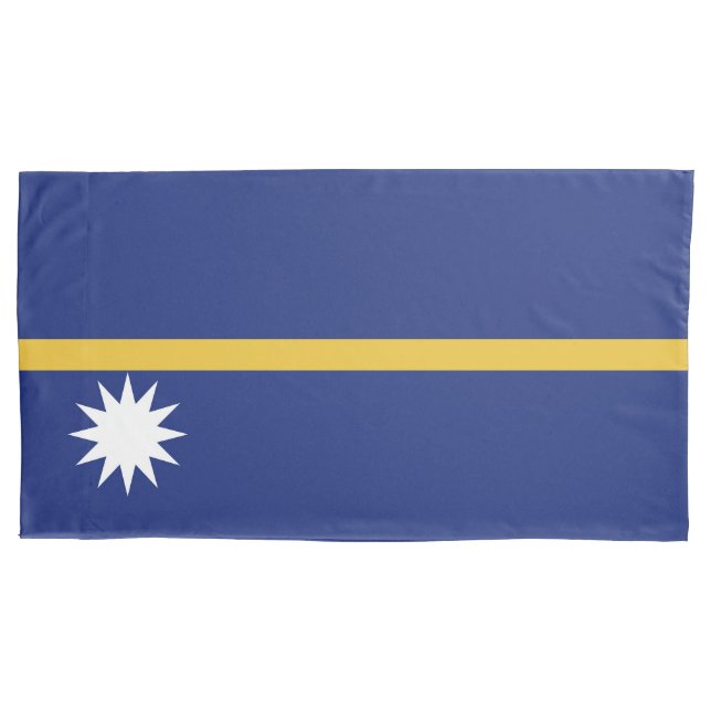 Funda De Cojín Bandera de Nauru (Anverso)