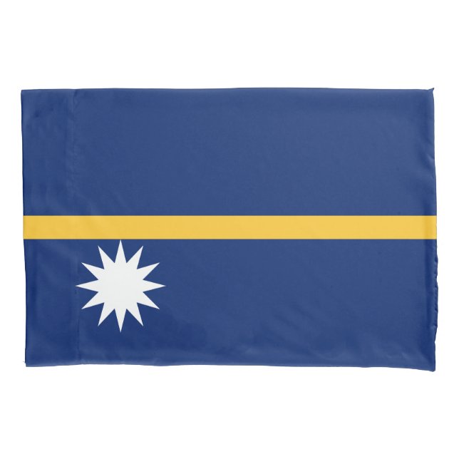 Funda De Cojín Bandera de Nauru (Anverso)