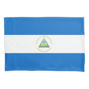 Funda De Cojín Bandera de Nicaragua