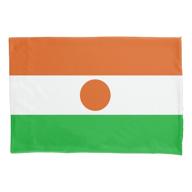 Funda De Cojín Bandera de Níger (Anverso)