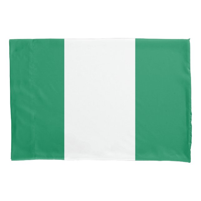 Funda De Cojín Bandera de Nigeria (Anverso)