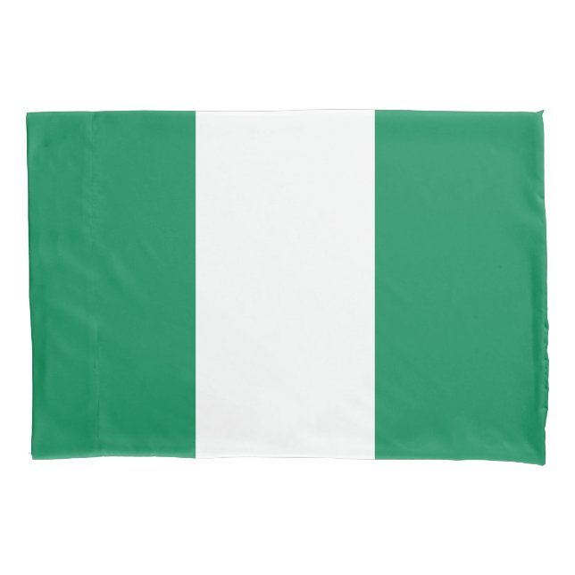 Funda De Cojín Bandera de Nigeria (Anverso)