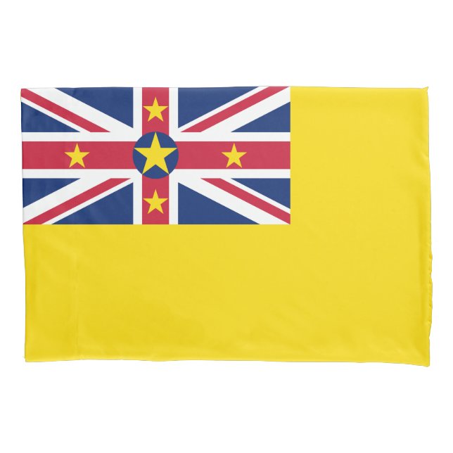 Funda De Cojín Bandera de Niue (Anverso)