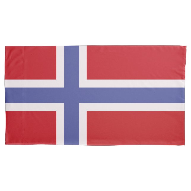 Funda De Cojín Bandera de Noruega (Anverso)