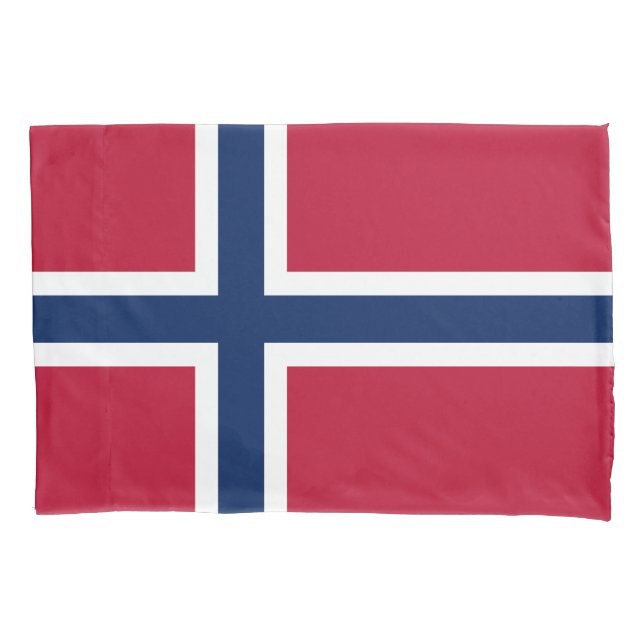 Funda De Cojín Bandera de Noruega (Anverso)
