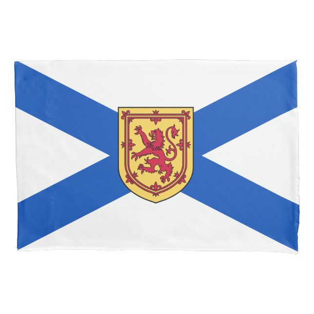 Funda De Cojín Bandera de Nueva Escocia (provincia canadiense) (Anverso)