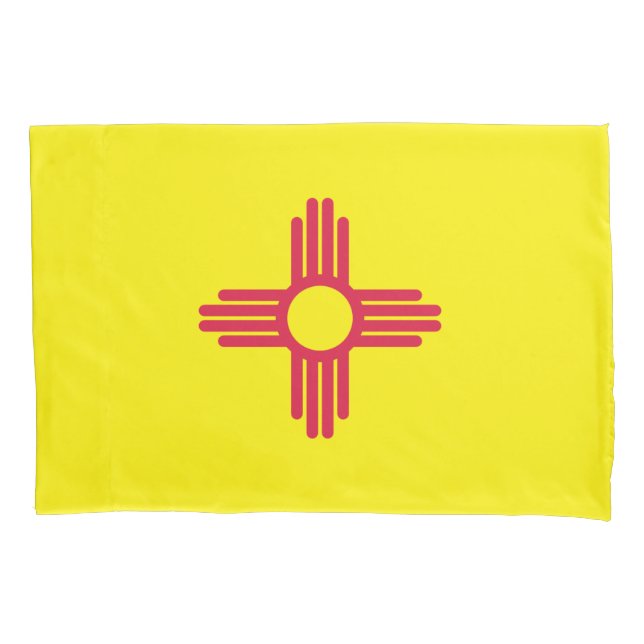 Funda De Cojín Bandera de Nuevo México (Anverso)