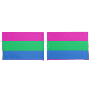 Funda De Cojín Bandera de Orgullo Polisexual