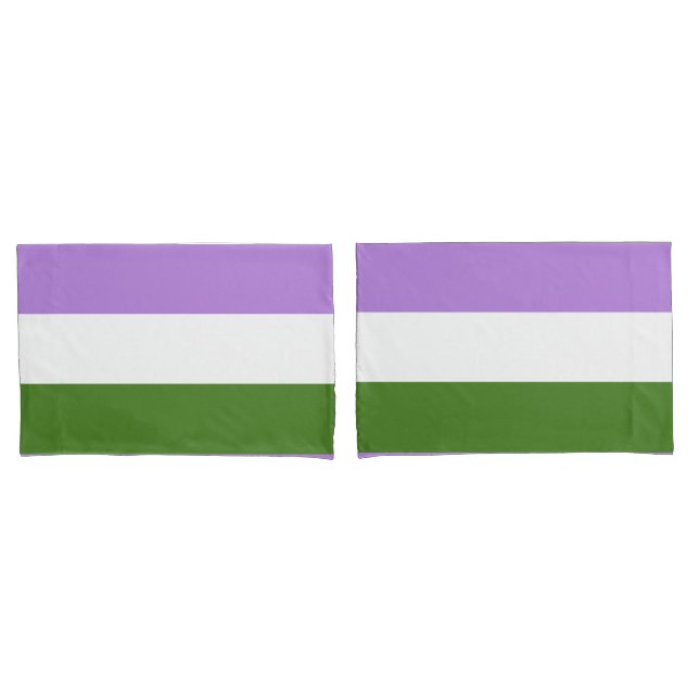 Funda De Cojín Bandera de Orgullo Queer (Anverso - Set)