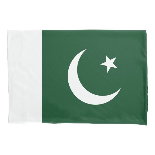 Funda De Cojín Bandera de Pakistán (Anverso)