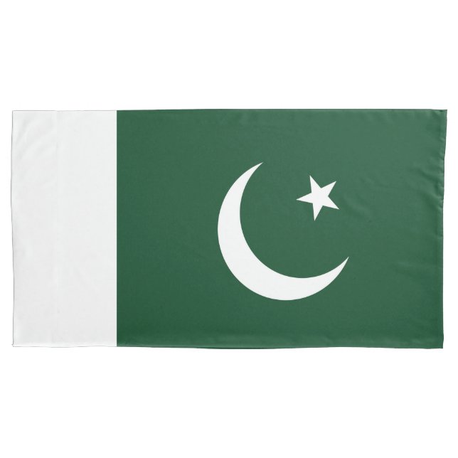 Funda De Cojín Bandera de Pakistán (Anverso)