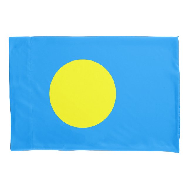 Funda De Cojín Bandera de Palau (Anverso)
