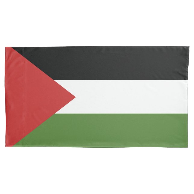 Funda De Cojín Bandera de Palestina (Anverso)