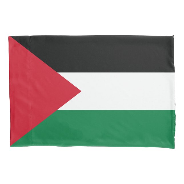 Funda De Cojín Bandera de Palestina (Anverso)