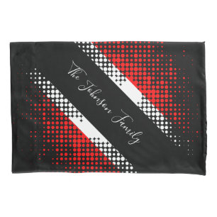 Funda De Cojín Bandera de patrón de puntos de Trinidad y Tobago  