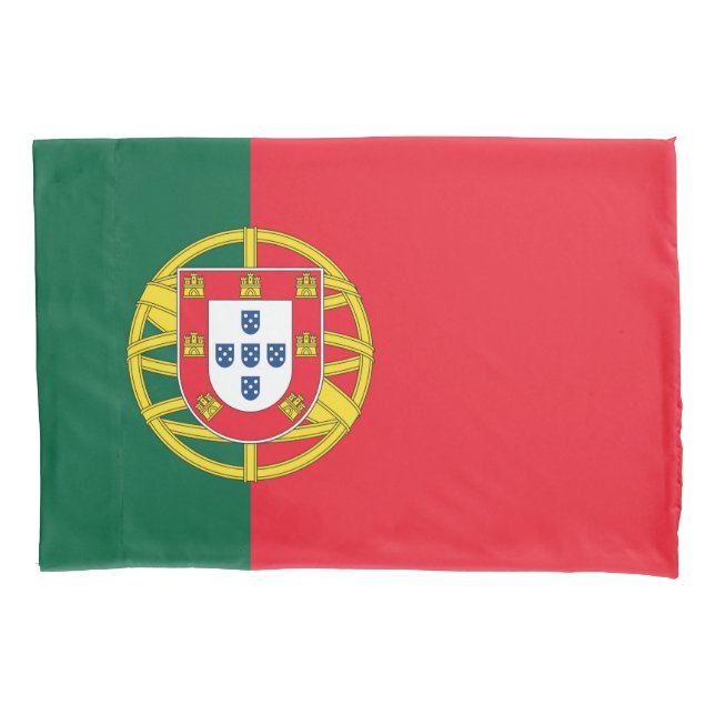 Funda De Cojín Bandera de Portugal (Anverso)