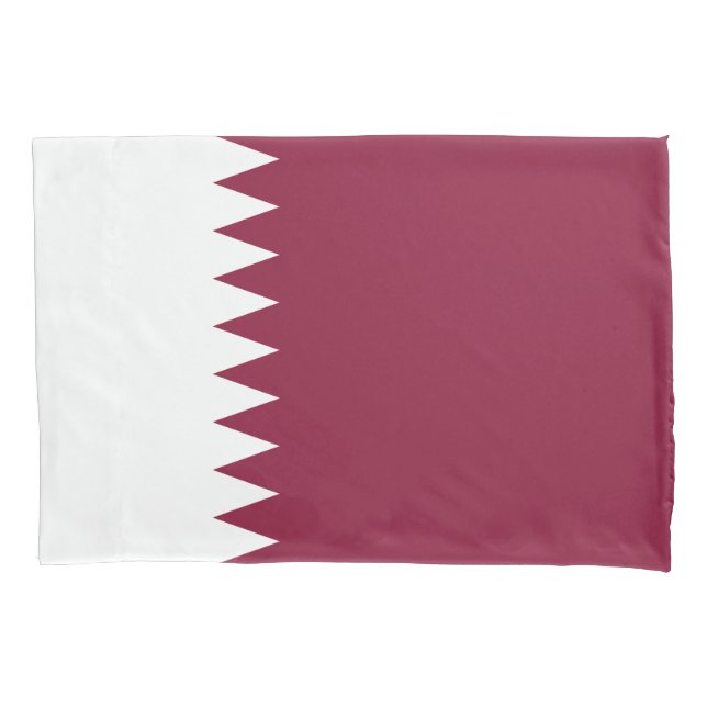 Funda De Cojín Bandera de Qatar (Anverso)