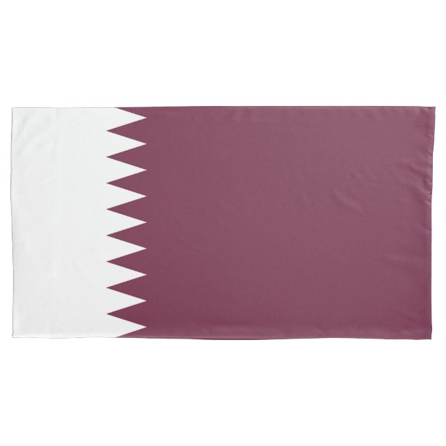 Funda De Cojín Bandera de Qatar (Anverso)