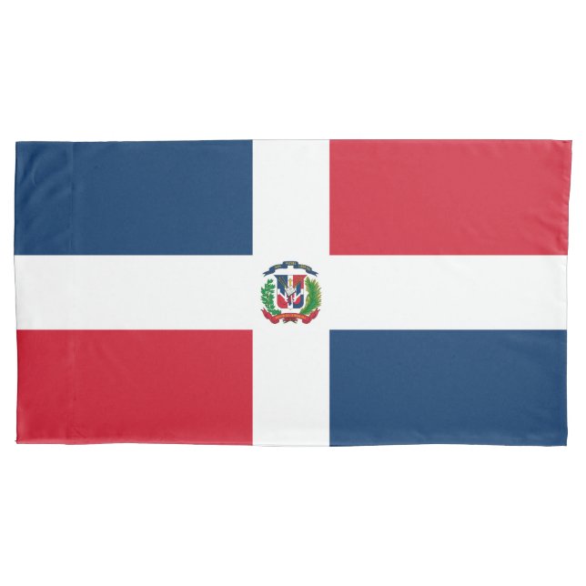Funda De Cojín Bandera de República Dominicana (Anverso)