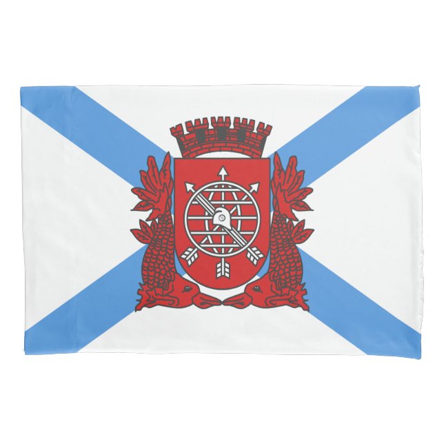 Funda De Cojín Bandera de Río de Janeiro (Brasil) (Anverso-izquierdo)