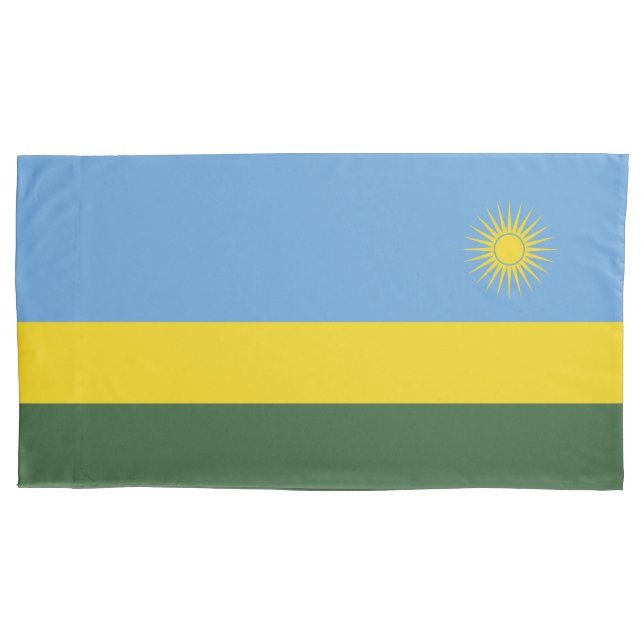 Funda De Cojín Bandera de Ruanda (Anverso)