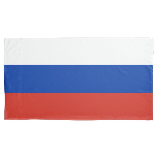 Funda De Cojín Bandera de Rusia (Anverso)
