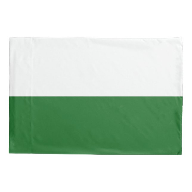 Funda De Cojín Bandera de Sajonia (Estado alemán) (Reverso)