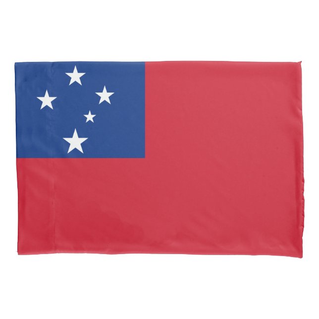 Funda De Cojín Bandera de Samoa (Anverso)