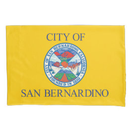 Funda De Cojín Bandera de San Bernardino (California)