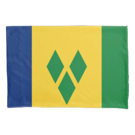 Funda De Cojín Bandera de San Vicente y las Granadinas