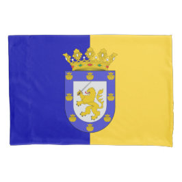Funda De Cojín Bandera de Santiago (Chile)