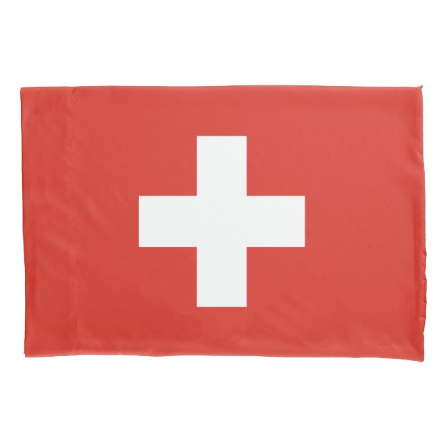 Funda De Cojín Bandera de Suiza (Anverso)