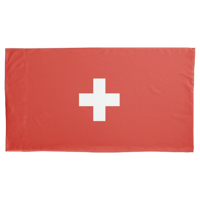 Funda De Cojín Bandera de Suiza (Anverso)